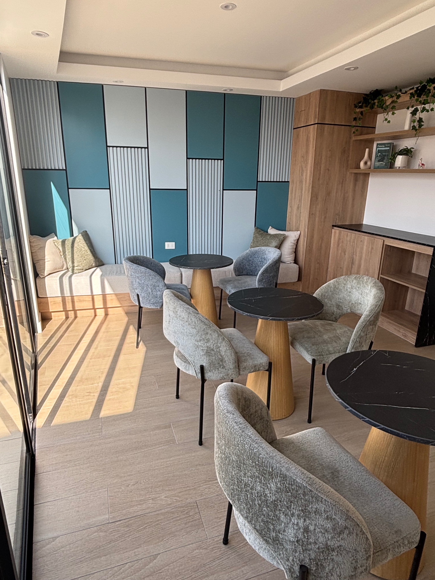 Coworking lounge area